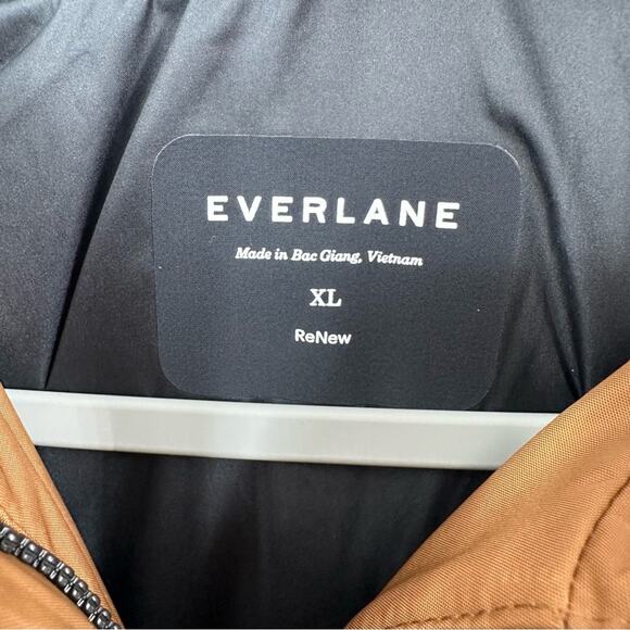 Everlane the ReNew Long Puffer in chestnut Size XL - Picture 3 of 13
